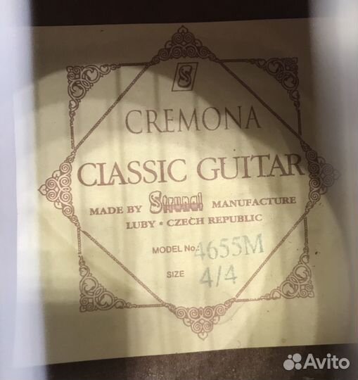 Гитара Cremona 4655 M чехия