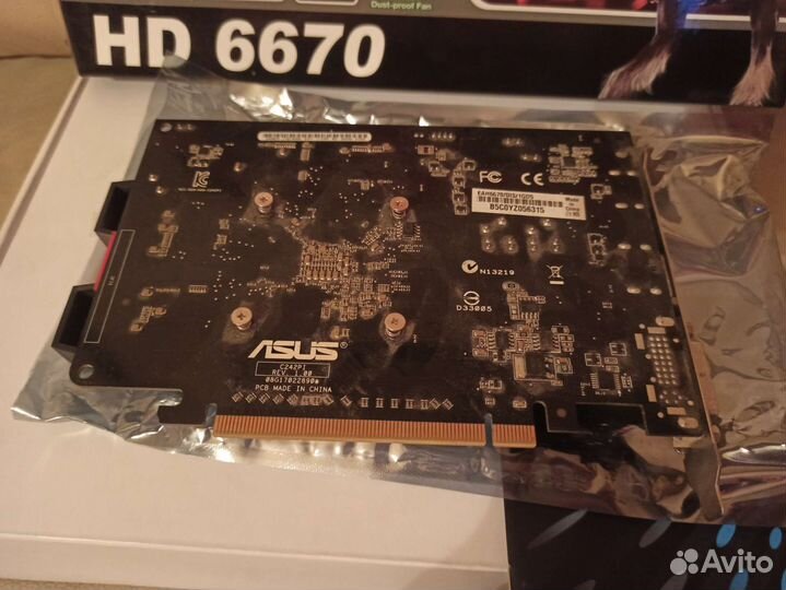 Видеокарта Asus Radeon HD 6670 1gb