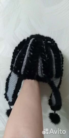 Шапка норковая