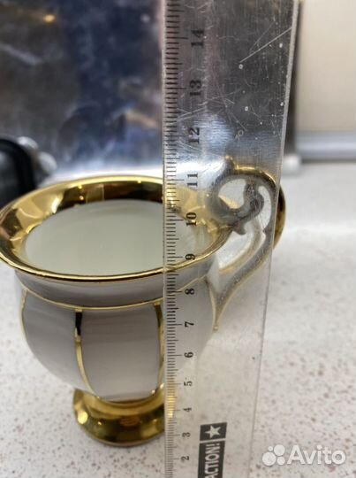 Meissen чайные пары 11 см германия.объём 200 мл