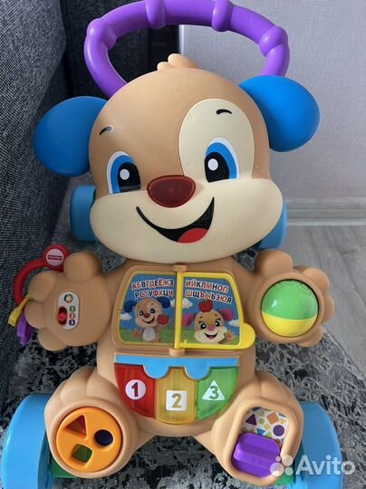Ходунки каталка fisher price щенок