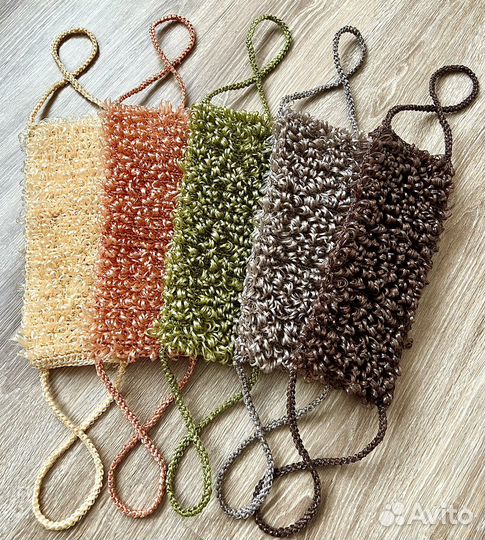 Мочалка ручной работы