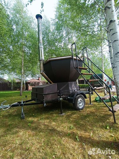 Банный чан на колесах