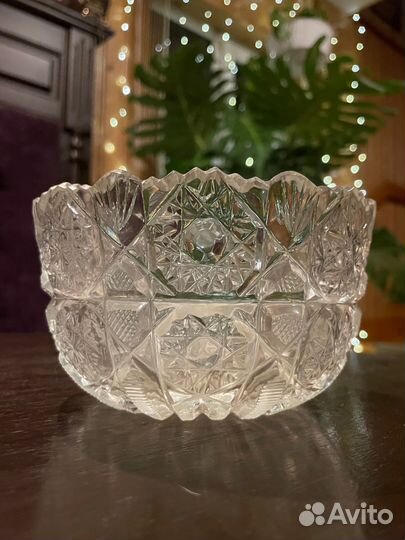 Салатники, конфетницы хрустальные