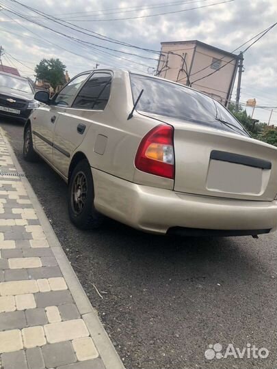 Hyundai Accent 1.5 МТ, 2005, 295 000 км