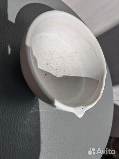 Фарфоровая ступка с 3-мя пестиками рфз СССР