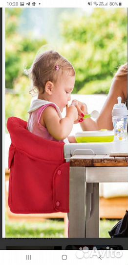 Стульчик для кормления подвесной