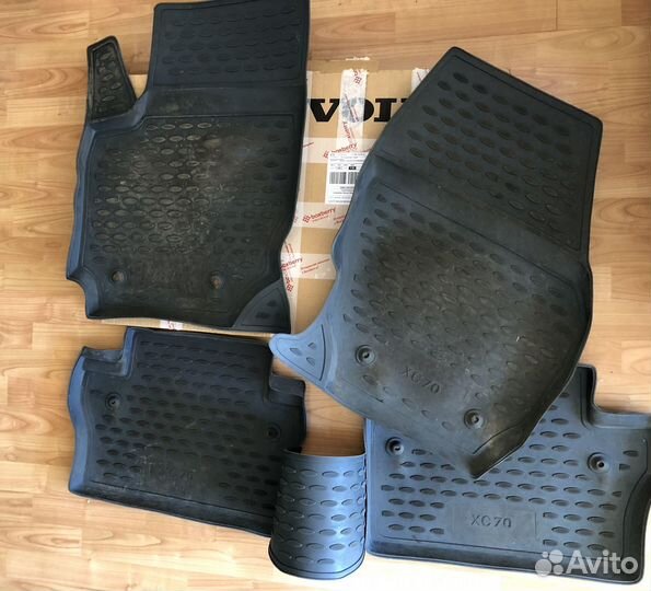 Автомобильные коврики Volvo xc70 салон + багажник