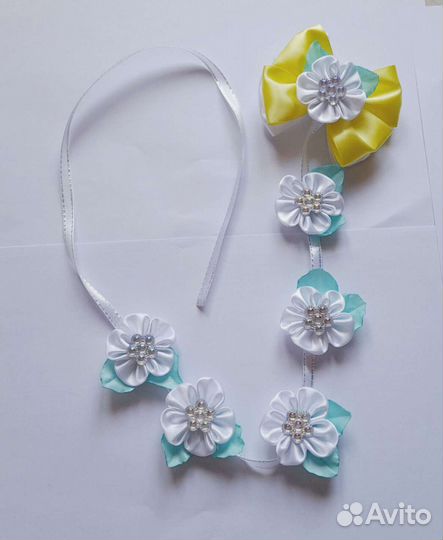 Лента в косу. Заколка для волос