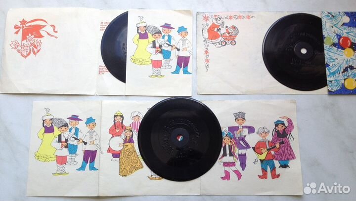 Пластинки ВТО СССР, 3 шт