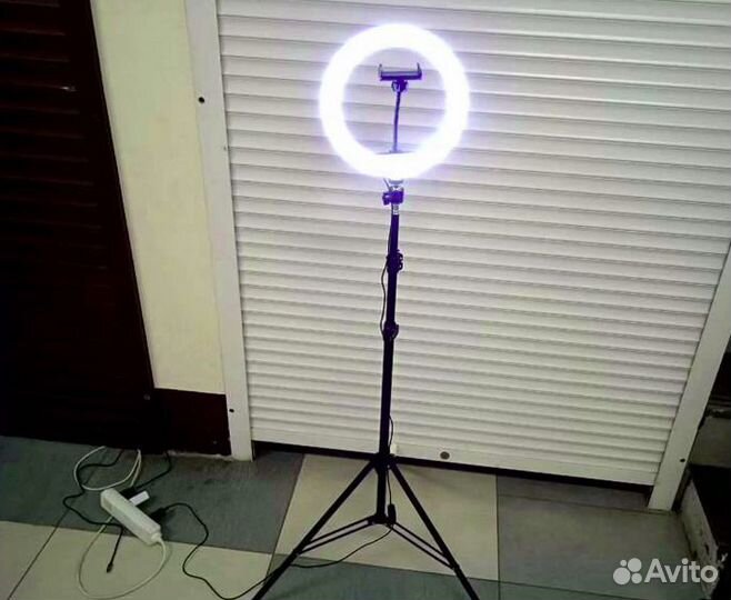 Кольцевая Лампа Для Селфи 26 См + Штатив 2 Метра
