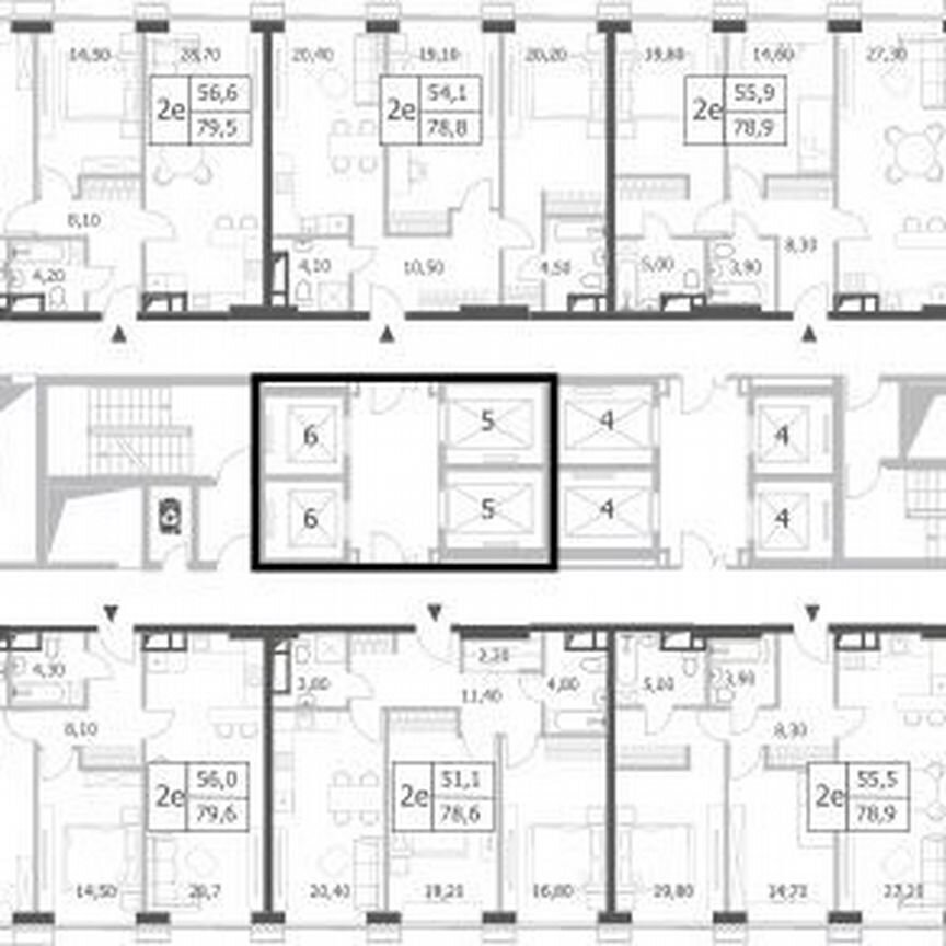 3-к. квартира, 114,6 м², 27/52 эт.