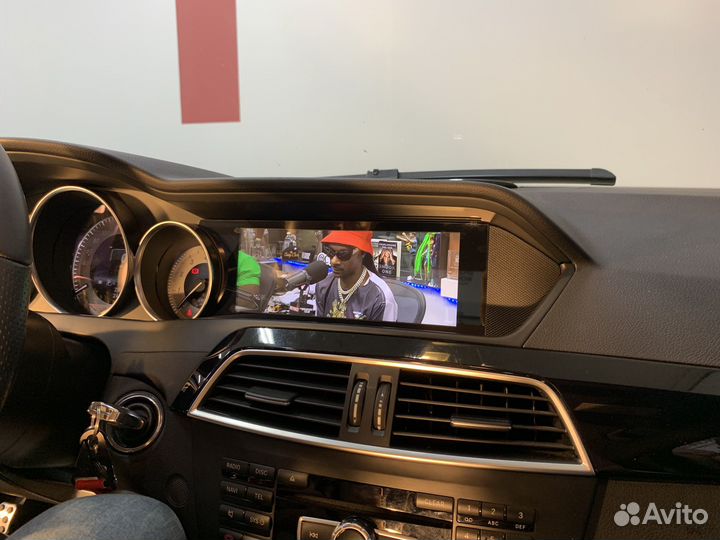 Магнитола Android Mercedes C W204 qled экран Новая