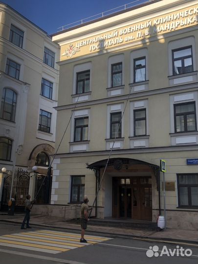 Мытьё/мойка окон, фасада. Промышленный альпинизм