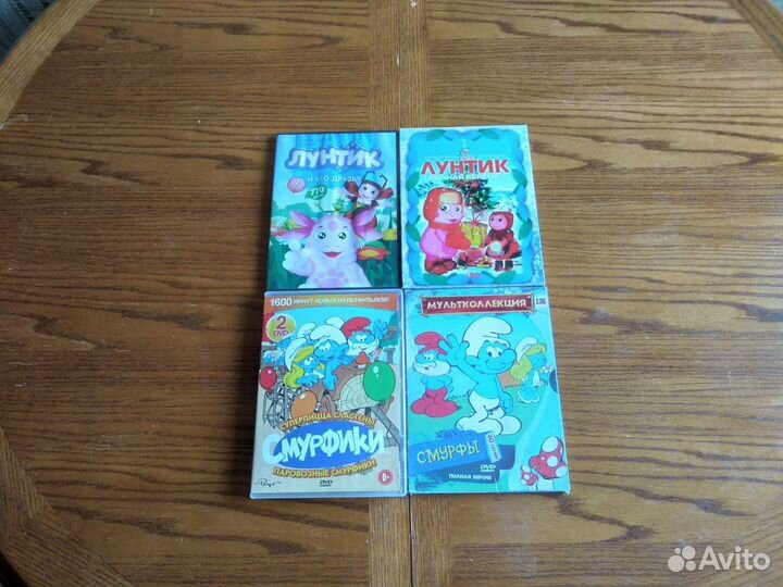 DVD диски мультфильмы, фильмы