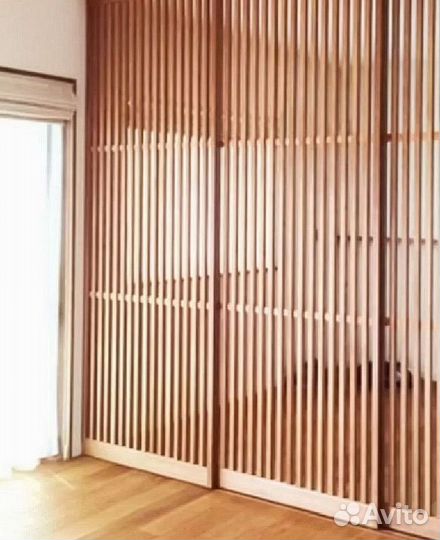 Реечные раздвижные перегородки от производителя