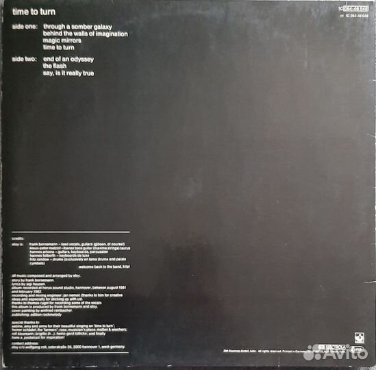 Eloy/ time TO turn/ 1982 harvest/ 1 C 064-46 548