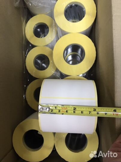 Термоэтикетки 75х120 мм