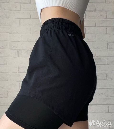 Шорты adidas женские черные