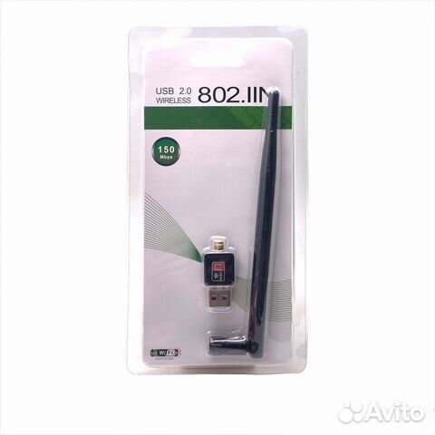 Wi-Fi Адаптер USB 2.0 WiFi 150Mbps с антеной