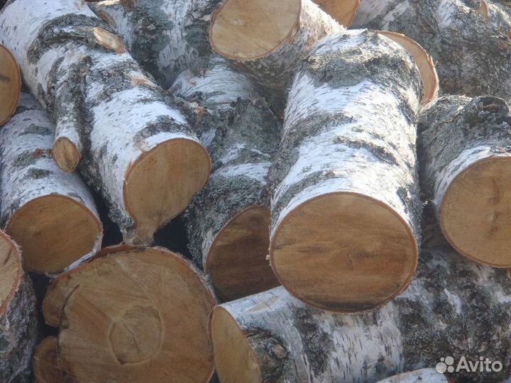 Дрова березовые не колотые,чурками