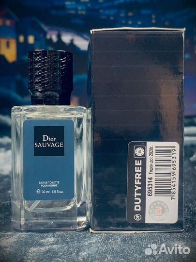 Dior sauvage 30мл