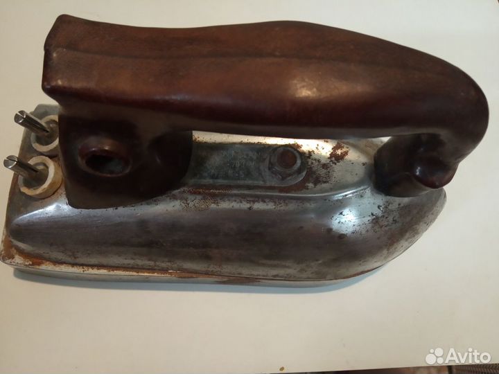 Утюг старинный стальной Польша
