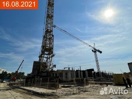 Ход строительства ЖК «1-й Лермонтовский» 3 квартал 2021