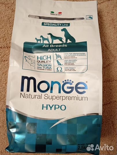 Корм для собак monge