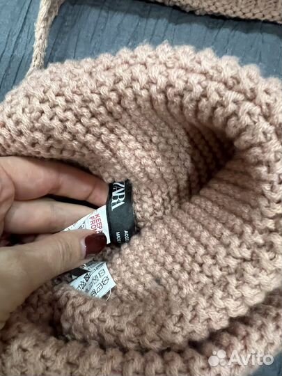 Комплект шапка и снуд zara