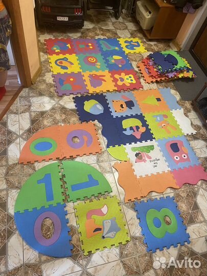 Мягкий коврик пазл