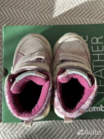 Ботинки демисезонные для девочки 22 размер