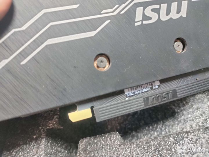 Видеокарта MSI GeForce GTX 1660 OC 6гб