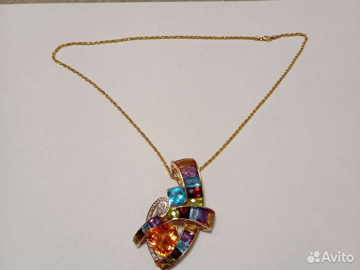 Золотая подвеска 750 проба