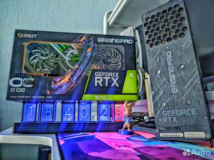Видеокарта Palit RTX 3070 Gaming Pro OC 8 Гб