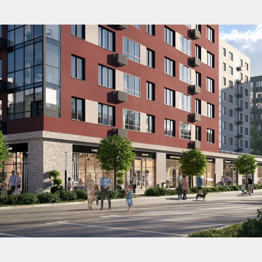 1-к. квартира, 33,8 м², 7/13 эт.