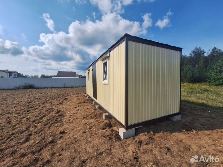 Блок-контейнер с душем и туалетом