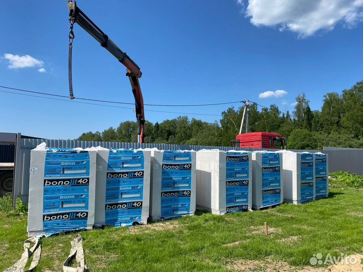 Строительные и перегородочные блоки Бонолит