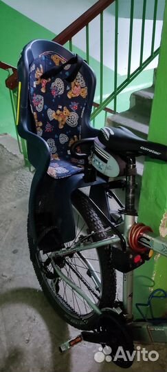 Детское велокресло заднее