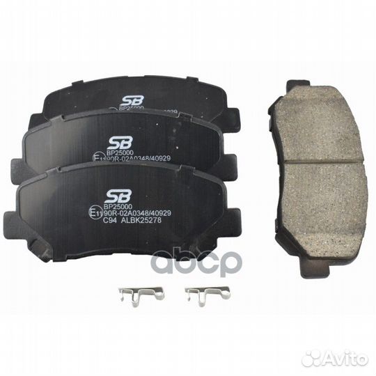 Колодки тормозные BP25000 SB Nagamochi