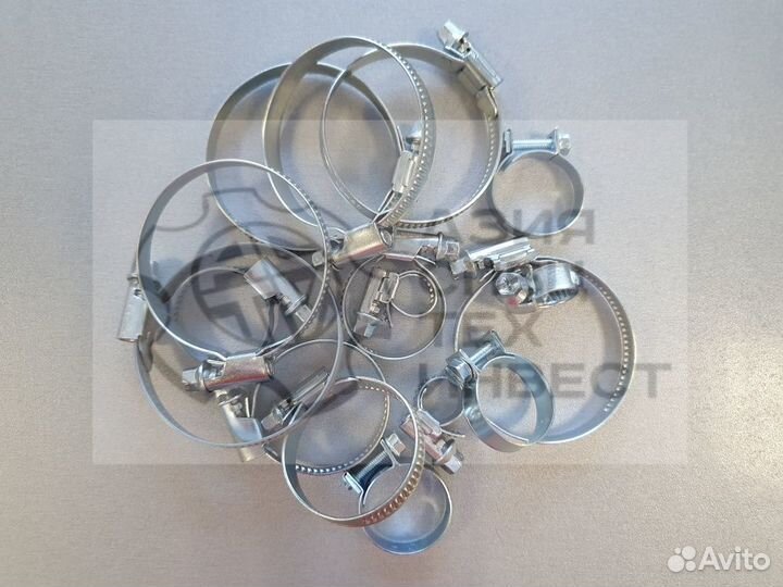 Хомут червячный 35-50 мм