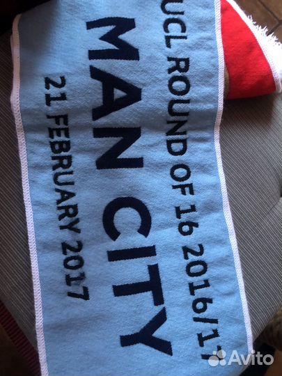 Футбольный шарф uefa Manchester - Monaco