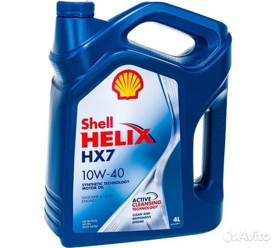 Масло моторное Shell Helix нх7 10w40 4 л