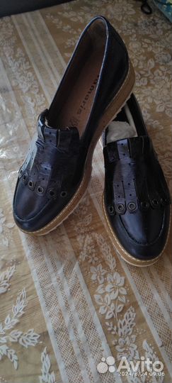 Лоферы женские 37 размер натуральная кожа