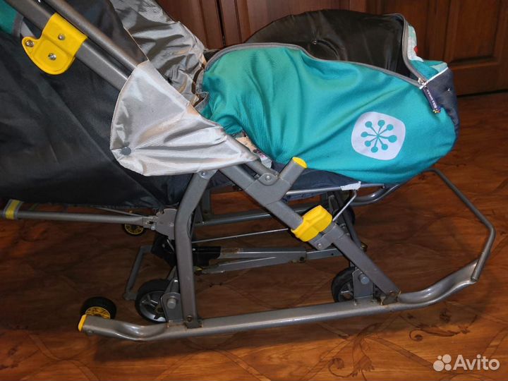 Детские санки коляска