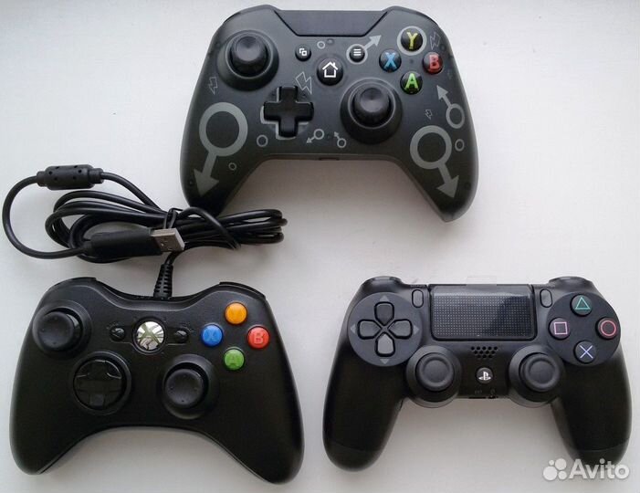 Джойстики пк XBox ONE 360 PS4 новые