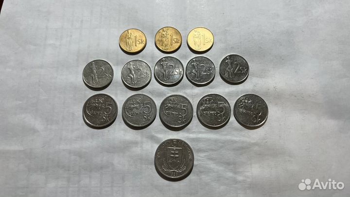 Монеты Словакия старые