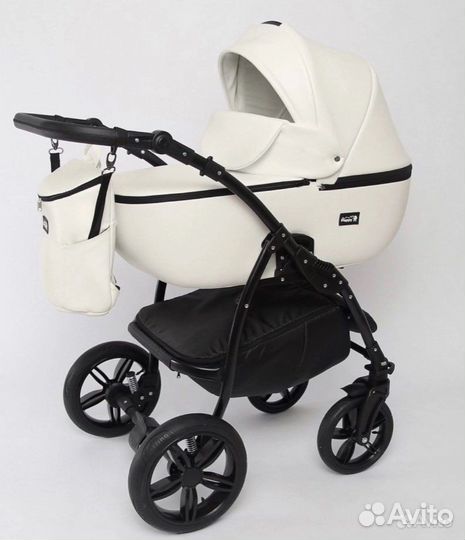 Коляска 2 в 1 эко кожа