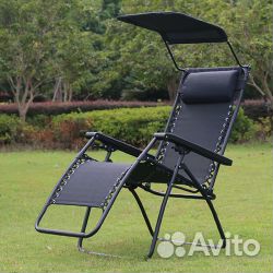 Шезлонг дачный