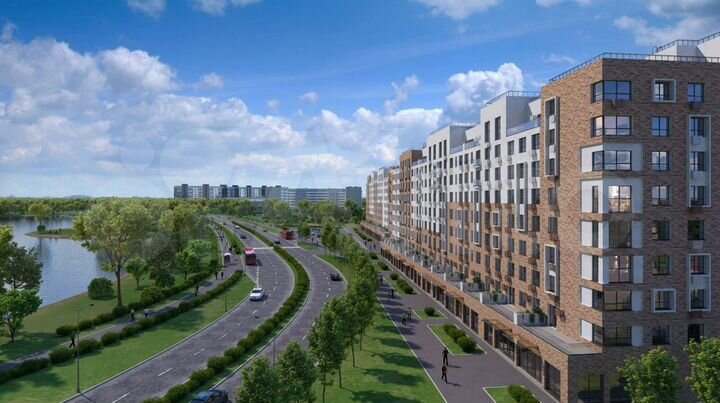 1-к. квартира, 43,6 м², 2/10 эт.